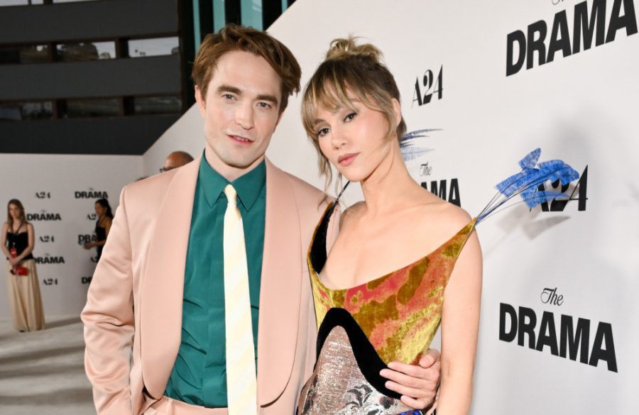 Robert Pattinson and and Suki Waterhouse at "The Drama" Los Angeles Premiere - Getty BangShowbiz
