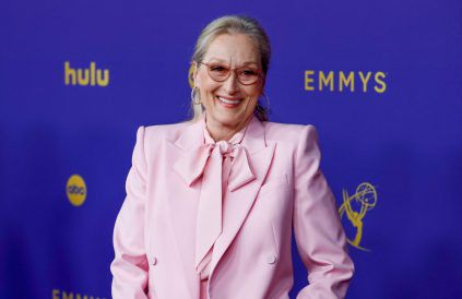 Meryl Streep arriving at the 76th Primetime Emmy Awards LA SEpt 2024 - Getty BangShowbiz