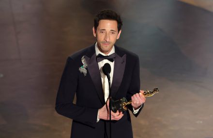 Adrien Brody - Academy Awards 2025 - Winner - Getty BangShowbiz