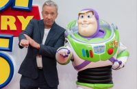 Tim Allen and Buzz Lightyear - FAMOUS - London - May - 2026 - Toy Story 5 UK Launch Event BangShowbiz