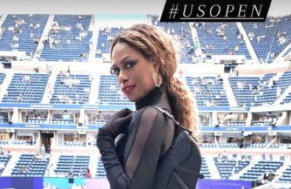 Laverne Cox at the Us Open 2022 - Instagram BangShowbiz