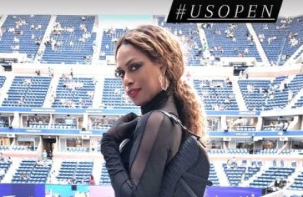 Laverne Cox at the Us Open 2022 - Instagram BangShowbiz