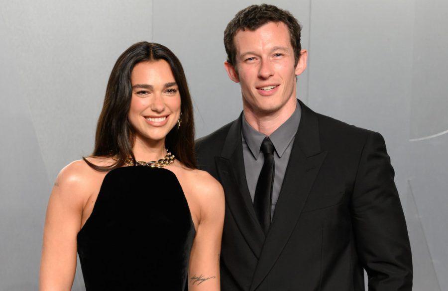 Dua Lipa and Callum Turner - March 2026 - Getty Images - Vanity Fair Oscar Party BangShowbiz