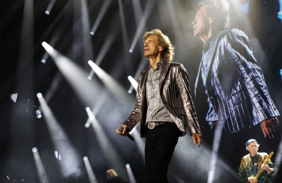 Mick Jagger performs on stage during The Rolling Stones' 'STONES TOUR - 2024 - Getty BangShowbiz