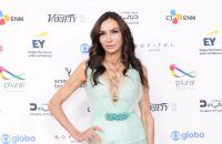Famke Janssen attends the 53rd International Emmy Awards - Getty BangShowbiz