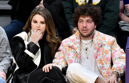 Selena Gomez and Benny Blanco January 2024 Getty BangShowbiz