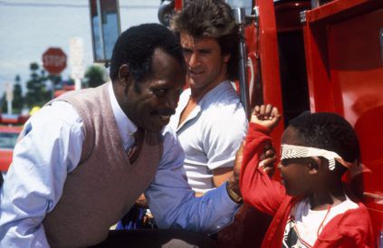 Danny Glover and Mel Gibson - Avalon - 1987 - Lethal Weapon BangShowbiz