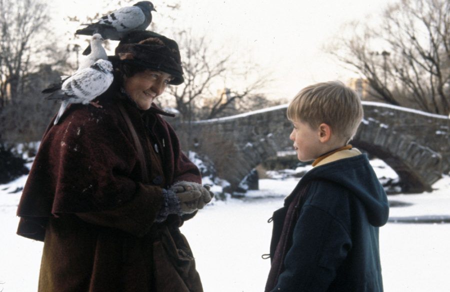 Brenda Fricker with Macaulay Culkin in Home Alone 2 Lost In New York - Avalon - 1992 BangShowbiz