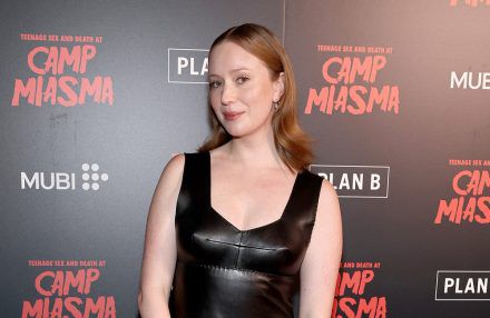 Hannah Einbinder at Teenage Sex And Death At Camp Miasma premiere - Getty - August 2026 BangShowbiz