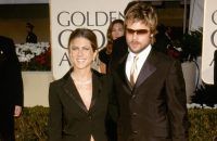 Jennifer Aniston and Brad Pitt 2002 Golden Globes - Avalon BangShowbiz