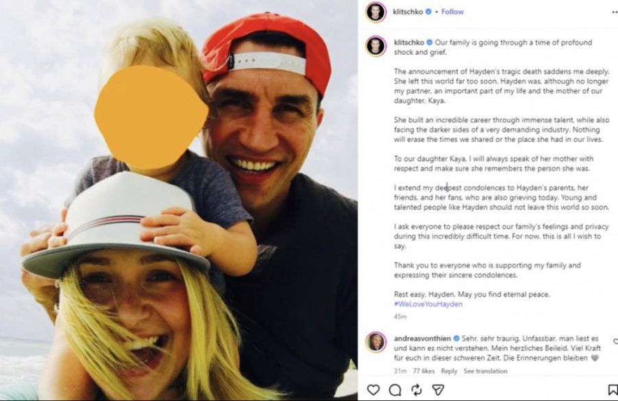 Wladimir Klitschko - ONE USE - Aug 26 - Hayden tribute - Insta BangShowbiz