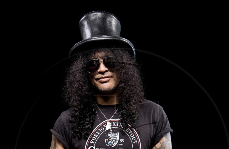 Portrait of Slash and photographed in Manchester, England - 2010 - Avalon BangShowbiz