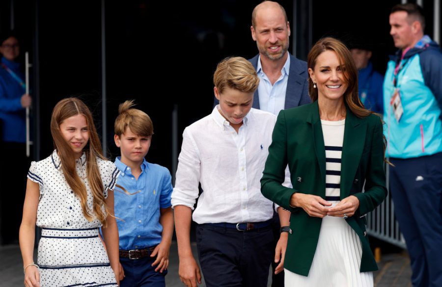 Prince William, Catherine, George, Charlotte and Louis - Commonwealth Games - Aug 2026 Getty BangShowbiz