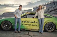 Tom Cruise and Anne Hathaway  - Days of Thunder sequel announcement - PR shot BangShowbiz