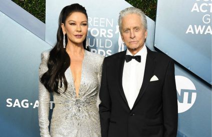 Catherine Zeta-Jones - Michael Douglas - SAG Awards - Jan 2020 - Getty BangShowbiz