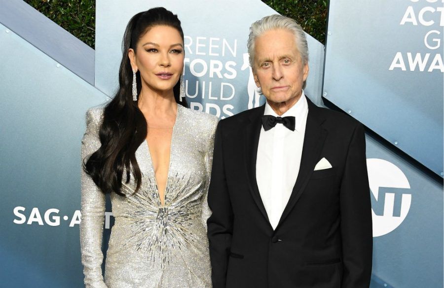 Catherine Zeta-Jones - Michael Douglas - SAG Awards - Jan 2020 - Getty BangShowbiz
