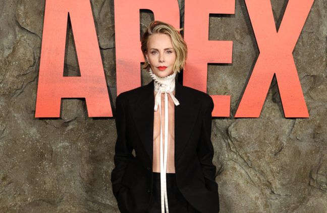 Charlize Theron attends Netflix's "Apex" Premiere - Getty BangShowbiz