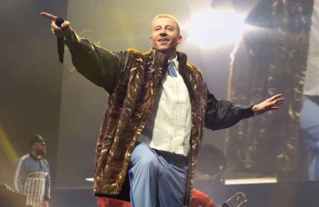 Macklemore at the OVO Arena Wembley Apr 2023 - Famous BangShowbiz