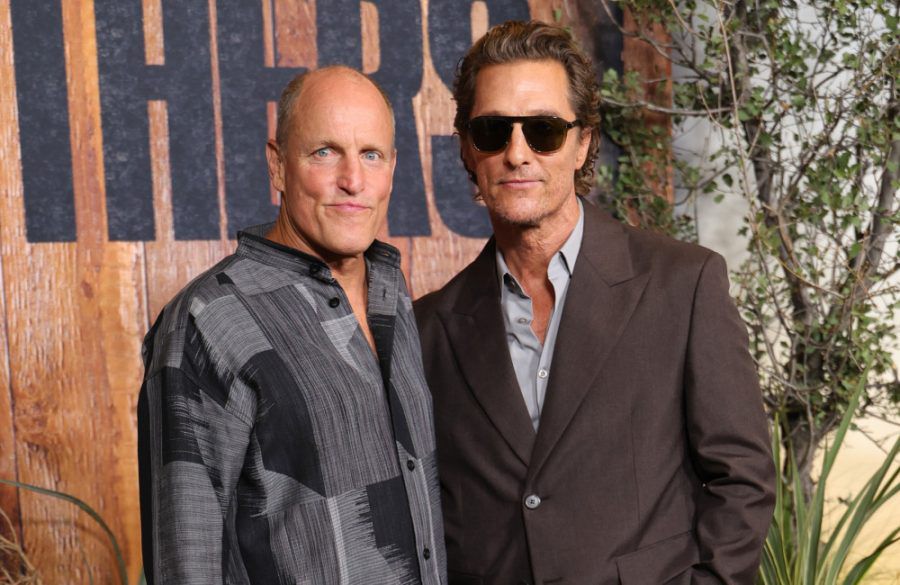 Woody Harrelson and Matthew McConaughey - Los Angeles Premiere Of Apple TV's "Brothers" - Getty - BangShowbiz