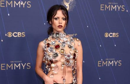 Jenna Ortega - 77th Primetime Emmy Awards - Arrivals - Getty BangShowbiz