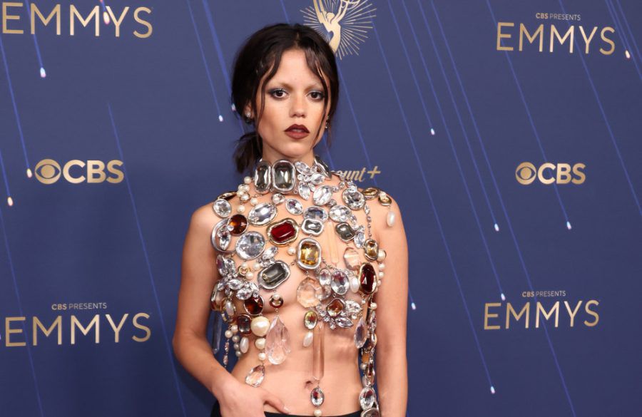 Jenna Ortega - 77th Primetime Emmy Awards - Arrivals - Getty BangShowbiz