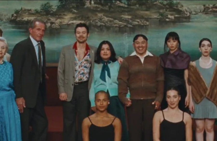 Harry Styles group shot from Coming Up Roses video - ONE USE YouTube - October 2026 BangShowbiz