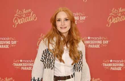 Jessica Chastain attends the Macy's Thanksgiving Day Parade 2025 - Getty BangShowbiz