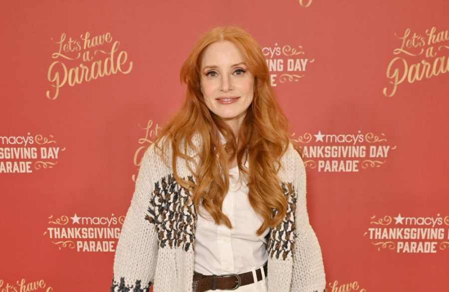 Jessica Chastain attends the Macy's Thanksgiving Day Parade 2025 - Getty BangShowbiz