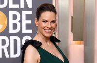Hilary Swank - Golden Globes 2023 - Getty BangShowbiz